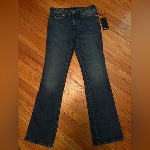 NWT True Religion Becca Bootcut Blue Jeans